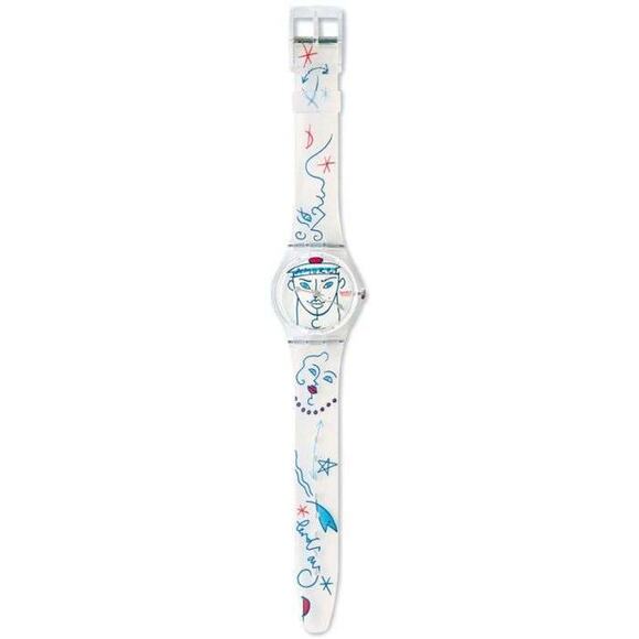 Vintage Swatch Artist Collection Watch "Flowers" GK207 Designed By Lindsay Kemp - Picture 2 of 5